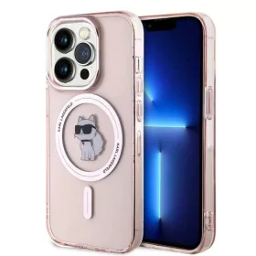   Karl Lagerfeld IML Choupette MagSafe tok iPhone 14 Pro - rózsaszín