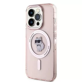 Karl Lagerfeld IML Choupette MagSafe tok iPhone 14 Pro - rózsaszín-3666339162498 2 kép