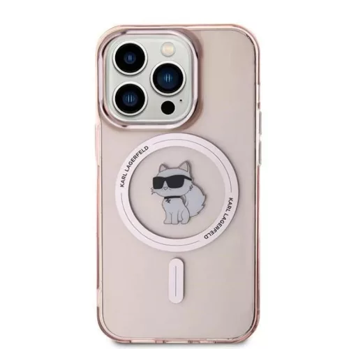 Karl Lagerfeld IML Choupette MagSafe tok iPhone 14 Pro - rózsaszín-3666339162498 3 kép