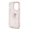 Karl Lagerfeld IML Choupette MagSafe tok iPhone 14 Pro - rózsaszín-3666339162498 7 kép