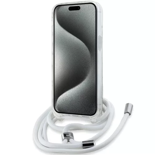  iPhone 13 átlátszó Karl Lagerfeld IML Choupette fej & zsinór MagS-3666339287054 4 kép