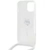  iPhone 13 átlátszó Karl Lagerfeld IML Choupette fej & zsinór MagS-3666339287054 6 kép
