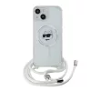  iPhone 13 átlátszó Karl Lagerfeld IML Choupette fej & zsinór MagS-3666339287054 9 kép