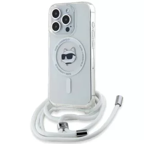   Karl Lagerfeld IML Choupette Head & Cord MagSafe tok iPhone 14 Pro Max - átlátszó