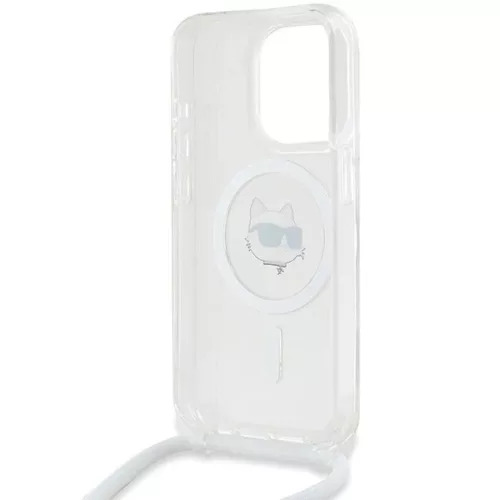 Karl Lagerfeld IML Choupette Head & Cord MagSafe tok iPhone 14 Pro Max-3666339287115 6 kép