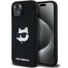  iPhone 15 Plus / 14 Plus Fekete Karl Lagerfeld Szilikon Choupette Fej-3666339257279 1 kép