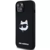 iPhone 15 Plus / 14 Plus Fekete Karl Lagerfeld Szilikon Choupette Fej-3666339257279 2 kép
