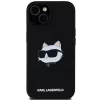  iPhone 15 Plus / 14 Plus Fekete Karl Lagerfeld Szilikon Choupette Fej-3666339257279 3 kép