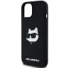  iPhone 15 Plus / 14 Plus Fekete Karl Lagerfeld Szilikon Choupette Fej-3666339257279 6 kép