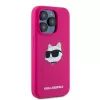  iPhone 15 Pro rózsaszínű Karl Lagerfeld Szilikon Choupette Fej Mag-3666339257422 4 kép