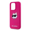 iPhone 15 Pro rózsaszínű Karl Lagerfeld Szilikon Choupette Fej Mag-3666339257422 6 kép