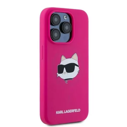  iPhone 15 Pro Max Karl Lagerfeld Silicone Choupette Head MagSafe tok -3666339257439 4 kép