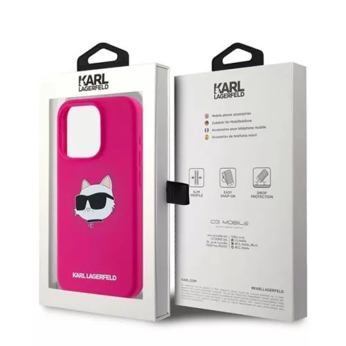  iPhone 15 Pro Max Karl Lagerfeld Silicone Choupette Head MagSafe tok -3666339257439 8 kép