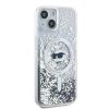 Karl Lagerfeld Liquid Glitter Choupette Head MagSafe tok iPhone 15 - �-3666339285685 4 kép
