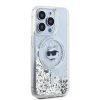 Karl Lagerfeld Liquid Glitter Choupette Head MagSafe tok iPhone 14 Pro-3666339285708 4 kép