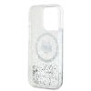 Karl Lagerfeld Liquid Glitter Choupette Head MagSafe tok iPhone 14 Pro-3666339285708 7 kép