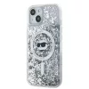  iPhone 15 Plus / 14 Plus Átlátszó Karl Lagerfeld Liquid Glitter Ch-3666339285739 2 kép