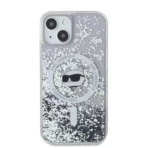  iPhone 15 Plus / 14 Plus Átlátszó Karl Lagerfeld Liquid Glitter Ch-3666339285739 3 kép