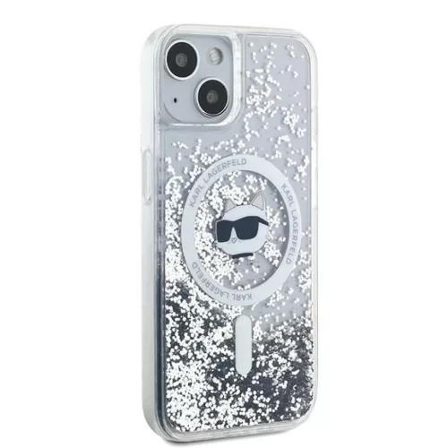  iPhone 15 Plus / 14 Plus Átlátszó Karl Lagerfeld Liquid Glitter Ch-3666339285739 4 kép