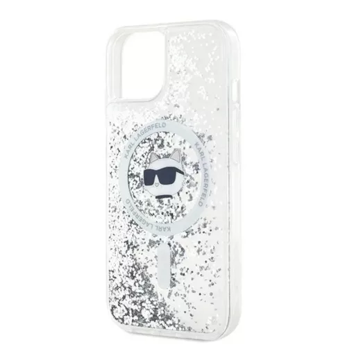  iPhone 15 Plus / 14 Plus Átlátszó Karl Lagerfeld Liquid Glitter Ch-3666339285739 6 kép