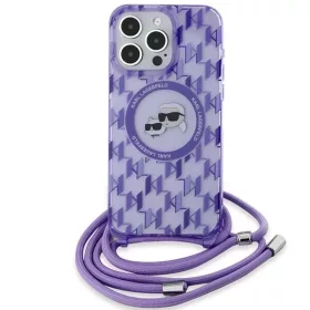  iPhone 15 Pro Max Lila Karl Lagerfeld IML Crossbody Monogram Karl & C-3666339286736 2 kép