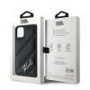 Karl Lagerfeld Diagonal Quilted Script tok iPhone 11 - fekete-3666339252120 8 kép