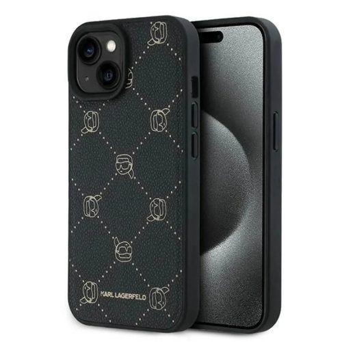 Karl Lagerfeld Karl Head MagSafe tok iPhone 15 Plus - Fekete-3666339252656 1 kép