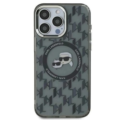 Karl Lagerfeld IML Monogram Karl & Choupette Head MagSafe tok iPhone 1-3666339318390 1 kép