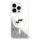 Karl Lagerfeld Liquid Glitter Karl & Choupette Head Magsafe iPhone 16 Plus tok - Átlátszó