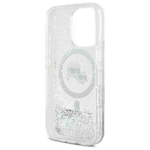  iPhone 16 Pro Max Átlátszó Karl Lagerfeld Liquid Glitter Karl & Ch-3666339319151 7 kép