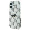 Karl Lagerfeld IML Karl Head Electroplated iPhone 16 tok - Átlátszó-3666339319809 2 kép