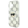 Karl Lagerfeld IML Karl Head Electroplated iPhone 16 tok - Átlátszó-3666339319809 6 kép