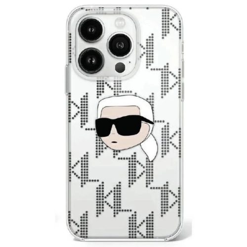 Karl Lagerfeld IML Karl Head Electroplated tok iPhone 16 Pro Max - Cle-3666339319830 1 kép