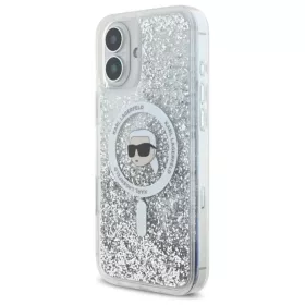 Apple iPhone 16 6.1" átlátszó Karl Lagerfeld KLHMP16SLGKISGH Liqui-3666339319168 2 kép