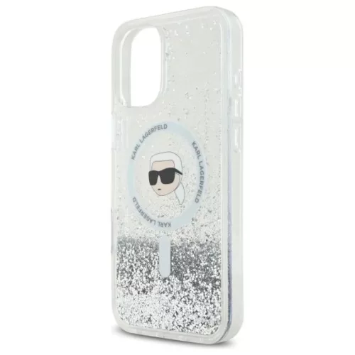  Apple iPhone 16 6.1" átlátszó Karl Lagerfeld KLHMP16SLGKISGH Liqui-3666339319168 6 kép