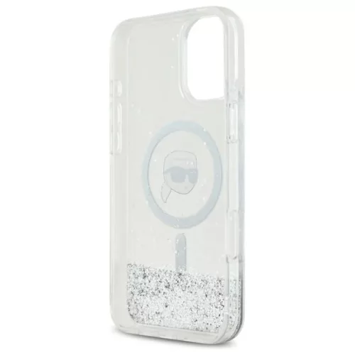  Apple iPhone 16 6.1" átlátszó Karl Lagerfeld KLHMP16SLGKISGH Liqui-3666339319168 7 kép