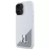  iPhone 16 6.1" fehér Karl Lagerfeld KLHMP16SSCMKMPCH kemény tok Sil-3666339318000 2 kép