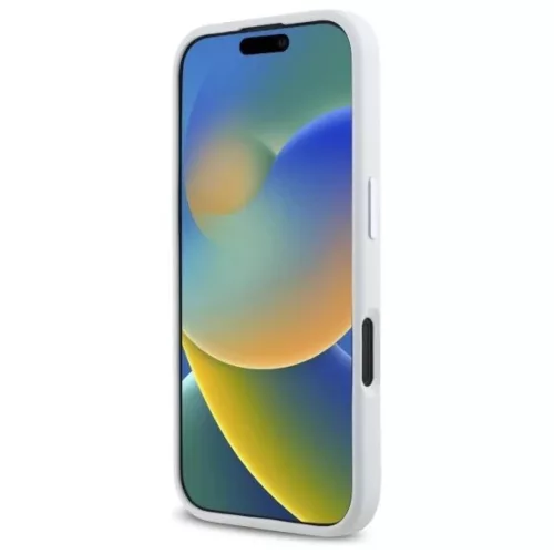  iPhone 16 6.1" fehér Karl Lagerfeld KLHMP16SSCMKMPCH kemény tok Sil-3666339318000 5 kép