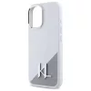  iPhone 16 6.1" fehér Karl Lagerfeld KLHMP16SSCMKMPCH kemény tok Sil-3666339318000 6 kép