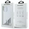  iPhone 16 6.1" fehér Karl Lagerfeld KLHMP16SSCMKMPCH kemény tok Sil-3666339318000 8 kép