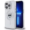 Karl Lagerfeld IML Metal Choupette Head MagSafe tok iPhone 13 - fehér-3666339284121 8 kép
