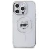 Karl Lagerfeld IML Metal Choupette Head MagSafe tok iPhone 13 - fehér-3666339284121 2 kép