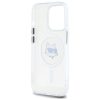 Karl Lagerfeld IML Metal Choupette Head MagSafe tok iPhone 13 - fehér-3666339284121 6 kép