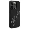  iPhone 15 Pro Max Karl Lagerfeld 3D Rubber Signature tok - fekete-3666339257576 4 kép