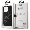  iPhone 15 Pro Max Karl Lagerfeld 3D Rubber Signature tok - fekete-3666339257576 8 kép
