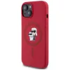  Apple iPhone 15 Piros Karl Lagerfeld Szilikon Karl&Choupette Fejek Gy-3666339254186 2 kép