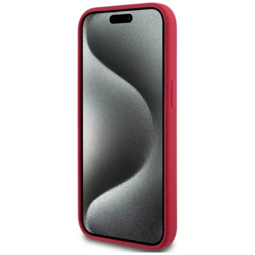  Apple iPhone 15 Piros Karl Lagerfeld Szilikon Karl&Choupette Fejek Gy-3666339254186 5 kép