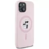  iPhone 15 Plus Pink Karl Lagerfeld Szilikon Karl&Choupette MagSafe to-3666339254476 4 kép