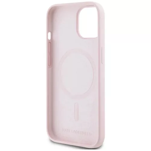  iPhone 15 Plus Pink Karl Lagerfeld Szilikon Karl&Choupette MagSafe to-3666339254476 7 kép