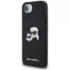  iPhone 16e Fekete Karl Lagerfeld Fixed Glitter Karl&Choupette Heads M-3666339453664 2 kép